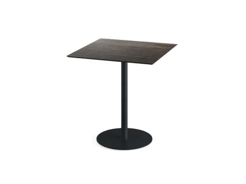 bistrotafel,HxBxD 730x700x700mm,rechthoekig,schotelvoet zwart
