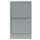 hangmappenkast HxBxD 672x413x400mm 2hangmappenframes zilver
