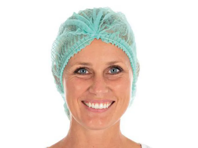Franz Mensch Hygonorm 121072 Clip cap Haarnetje 55cm Groen 1000 stuks