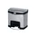 Pedaalemmer Slim Jim Step On Front Mat RVS 15 Liter Zwart