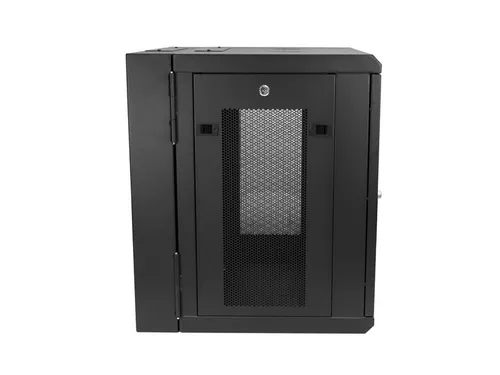 4-post 12U wandmonteerbare netwerkkast 19'' vergrendelbare patchkast