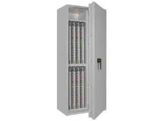 sleutelkluis,HxBxD 1550x650x420mm,896haak,legborden,romp RAL7035 - 3