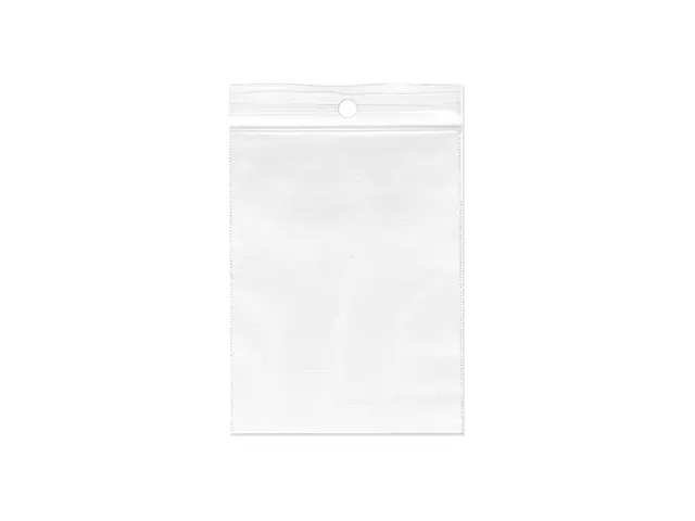 Sachet plastique zip transparent 150x200mm 1000 pièces