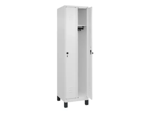 locker,HxBxD 1950x500x500mm,2vak,vak B 250mm,draaigrendel,voeten