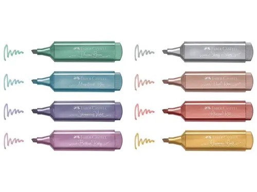 Markeerstift Faber-Castell 46 Metallic display 100 stuks