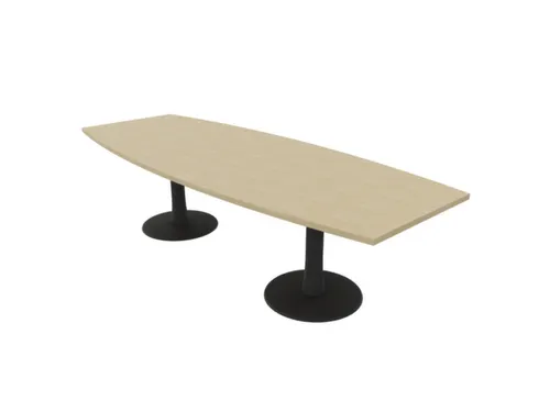 vergadertafel,HxBxD 740x2800x1100mm,vatvormig