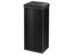 afvalbak,52l,HxBxD 763x339x260mm,romp staal zwart
