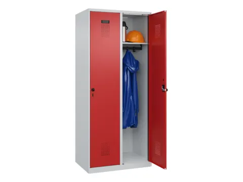 locker,HxBxD 1850x800x500mm,2vak,vak B 400mm,draaigrendel