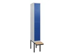 Dubbeldekse dekenkist,HxBxD 2120x300x815mm,1x2vak.,vak B 300mm