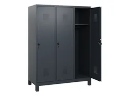 schoollocker,HxBxD 1630x1200x500mm,3vak,vak B 400mm,draaigrendel