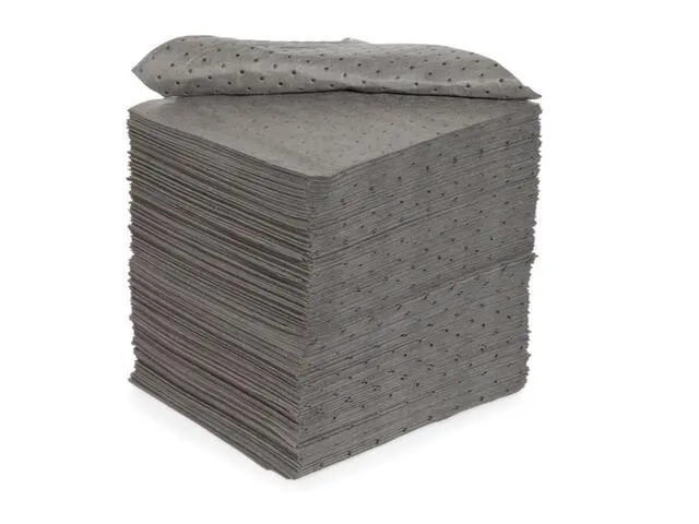 sorbent,mat,LxB 240x200mm,opnamecapaciteit 38l/VE,vlies,donkergrijs