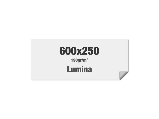 Print Lumina voor Brightbox Pro Flex Wand 600x250 cm