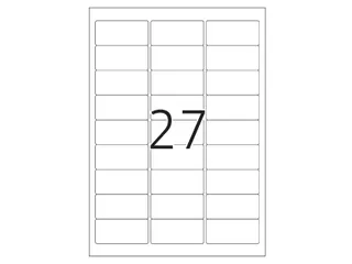 HERMA 4511 Naambadge textieletiketten A4 63,5x29,6mm Wit 540 stuks - 2