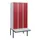 locker met bank,HxBxD 1950x900x815mm,3vak,vak B 300mm,cil.-slot