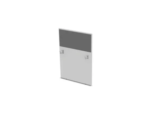 baliepaneel,v. bureau,aanbouw rechts,B 800mm,Bl-wit,BN8078-grijs