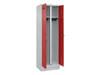 locker voor scheiding van kleding,HxBxD 1950x600x500mm,2vak - 1