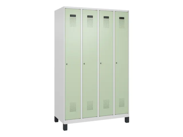 locker voor scheiding van kleding,HxBxD 1950x1200x500mm,4vak