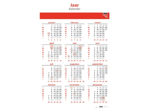 Jaarkalender 2027 Quantore