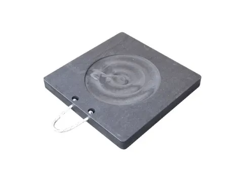 kraanonderstel,HxLxB 4x400x400mm,PE,met profiel