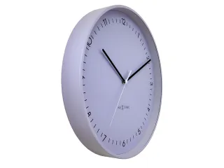 Wandklok NeXtime Berlin L 40cm lavendel aluminium - 3