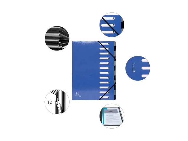 Sorteermap IDERAMA H armonika 12vak do-bl