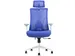 Siège de bureau ERGO approuvé EN 1335 bleu