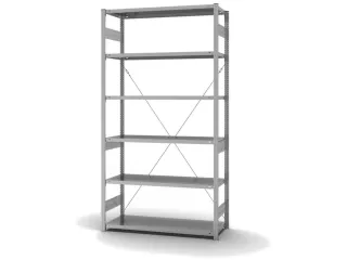 systeemstelling,grondveld,HxBxD 2500x1360x535mm,vakl. 230kg - 2