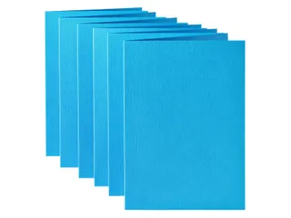 Correspondentiekaart Papicolor dubbel 105x148mm hemelsblauw pak 6 st - 2