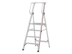 platformladder,bordes HxBxD 950x440x400mm,4treden,aluminium