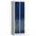 Dubbeldekse garderobekast 1800x590x500mm 2x2vak klink RAL7035 RAL5010
