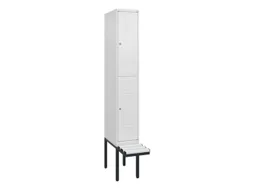 Dubbeldekse dekenkist,HxBxD 2120x300x815mm,1x2vak.,vak B 300mm