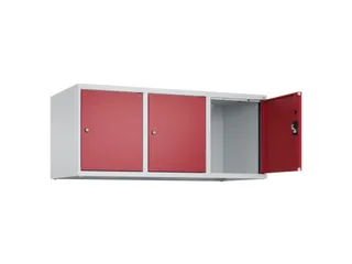 opzetkast,v. locker,3vak.,vak B 400mm,HxBxD 500x1200x500mm - 1