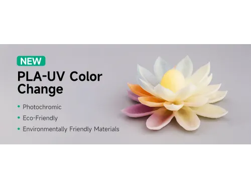 eSUN 3D printer Filament PLA-UV Color Change 1,75 mm Fuchsia 1kg