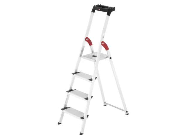 veiligheidsladder,eenzijdig,4 XXL treden,Stand H 0,84m,balk L 1,62m