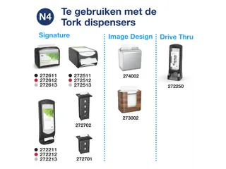 Tork 12840 Xpressnap dispenserservet naturel 1-laags - 9