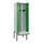 locker met bank,voor scheiding van kleding,HxBxD 2120x600x815mm,2vak