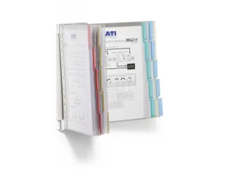 Wandhouder A4 Display Systeem Wall 5692 met 20 zichtpanelen - 1