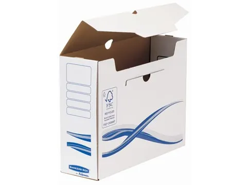 Basic, transfer archiefdoos, ft A4+, rug van 100mm wit