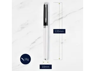 Vulpen Waterman Hémisphère Colour Blocking black en white CT medium - 6
