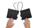 Ergonomisch toetsenbord R-Go Split Break v2 met pauzesoftware, gesplit