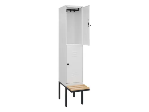 Dubbeldekse dekenkist,HxBxD 2120x400x815mm,1x2vak.,vak B 400mm