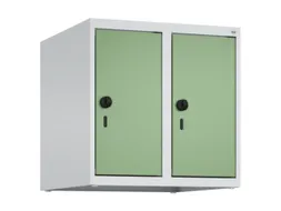 opzetkast,v. locker,2vak.,vak B 250mm,HxBxD 500x500x500mm,vleugeldeur