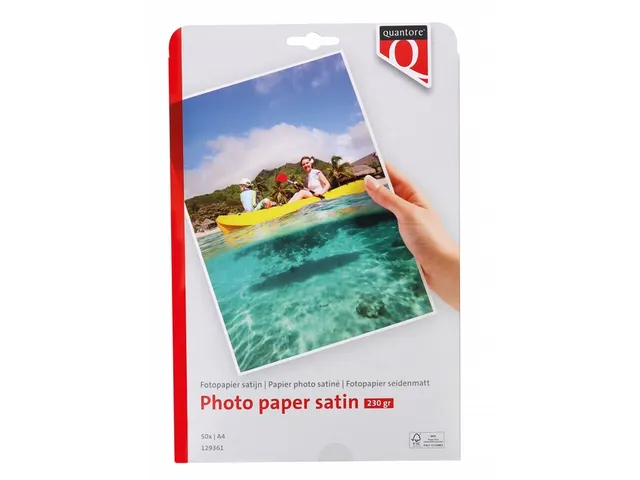 Fotopapier Quantore A4 230 Gram Mat Satijn 50vel