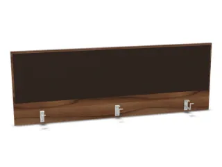 opzetpaneel bureau aanbouw achter NP-tiepolo nut BN2036-bruin 1600mm - 1