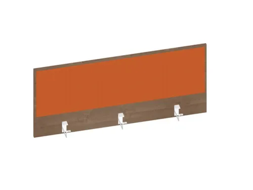 baliepaneel,v. bureau,aanbouw achter,B 1200mm,NT-cherry,BN3012-oranje
