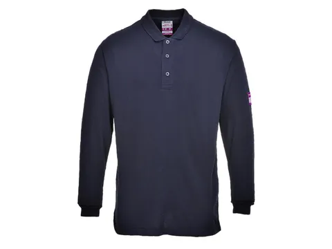 Polo à manches longues Portwest FR10, bleu marine, taille XS, la piec