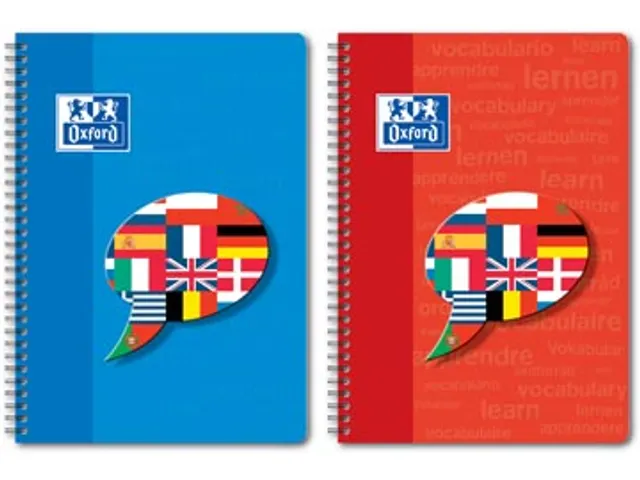 Vocabulary Coach spiraalschrift A5 gelijnd assorti