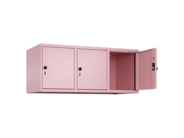 opzetkast,v. locker,3vak.,vak B 400mm,HxBxD 500x1200x500mm