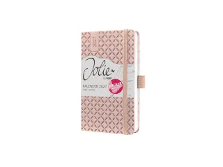 Weekagenda Flair A6 2027 (NL/FR/EN/DU) Pearl Rose Hardcover - 2