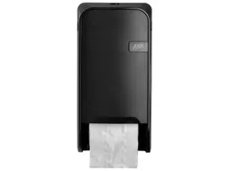 Toiletpapierdispenser Quartzline Q1 systeemrol duo zwart 441051